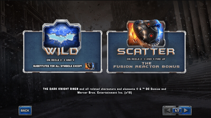 the dark knight rises slot machine detail image 0