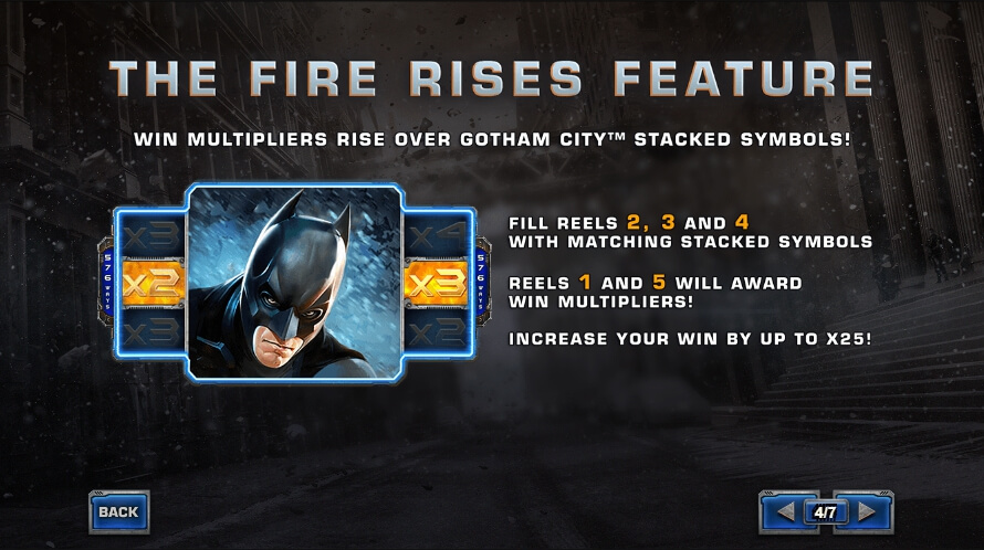 the dark knight rises slot machine detail image 3