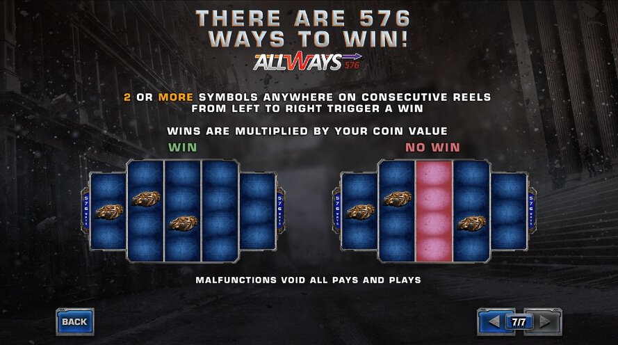 the dark knight rises slot machine detail image 6