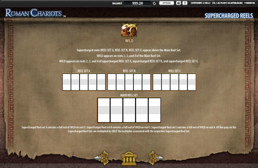 roman chariots slot machine detail image 2
