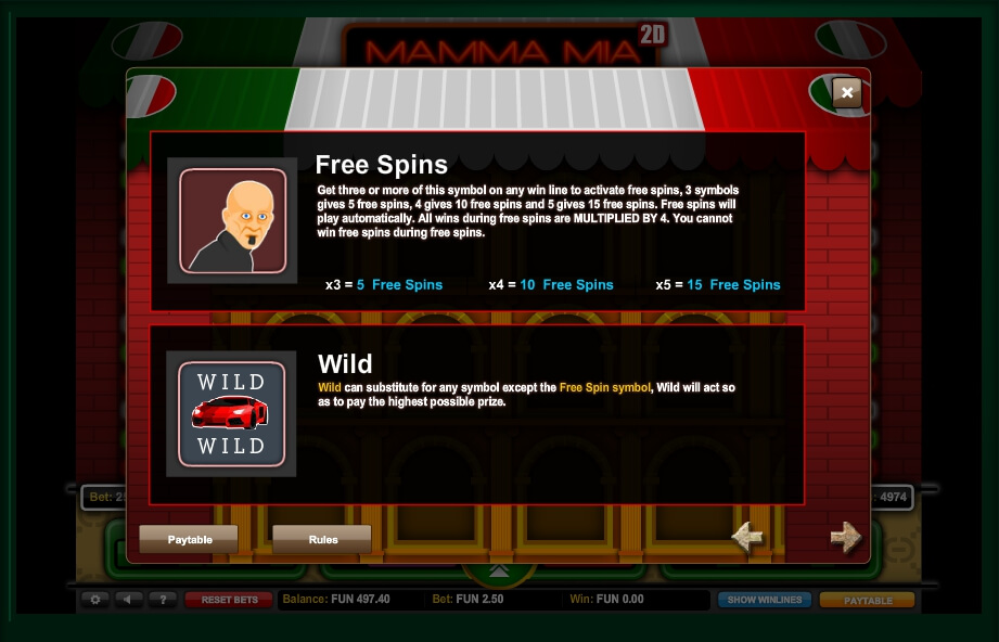 mamma mia slot slot machine detail image 1