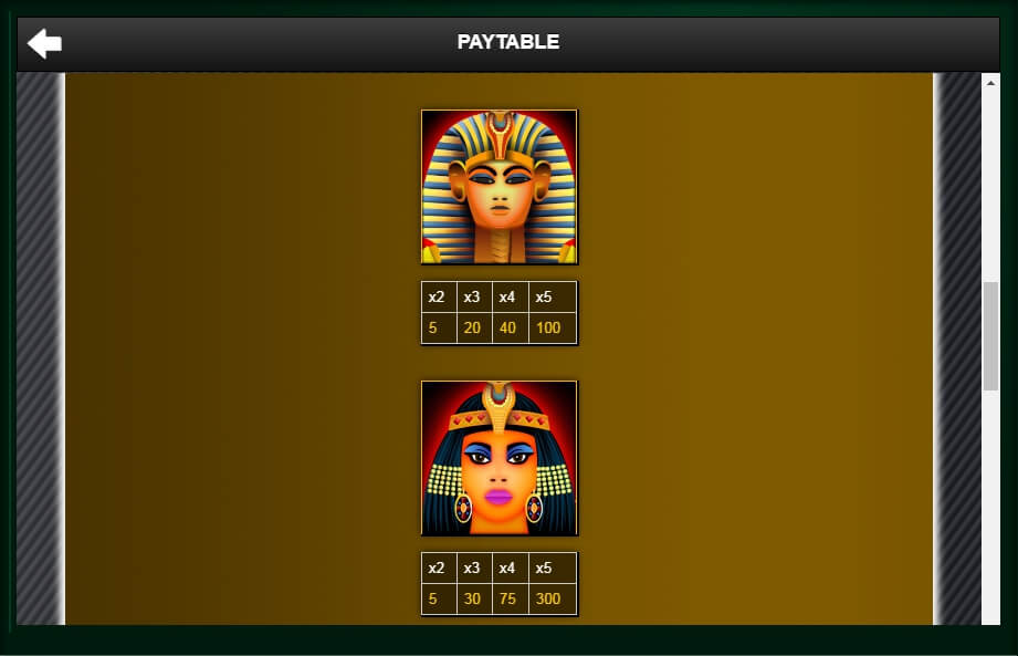 treasure of the pyramids slot slot machine detail image 4