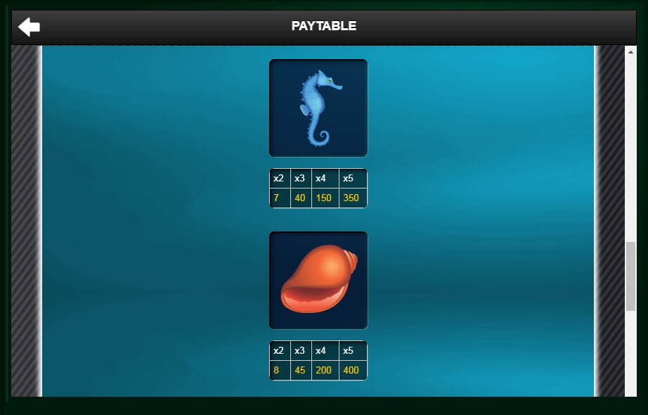 under the sea slot slot machine detail image 5