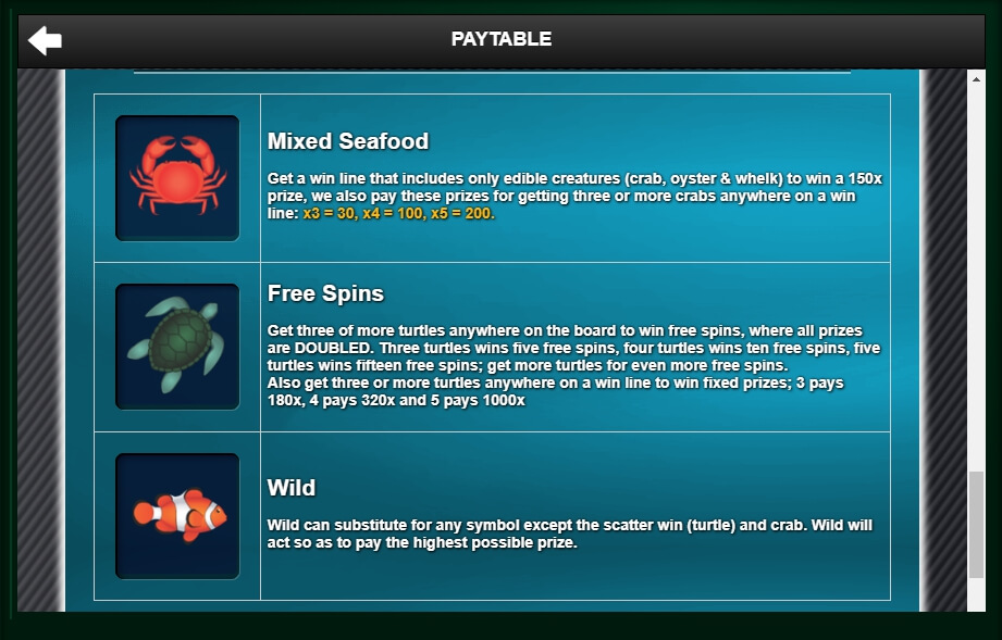 under the sea slot slot machine detail image 0