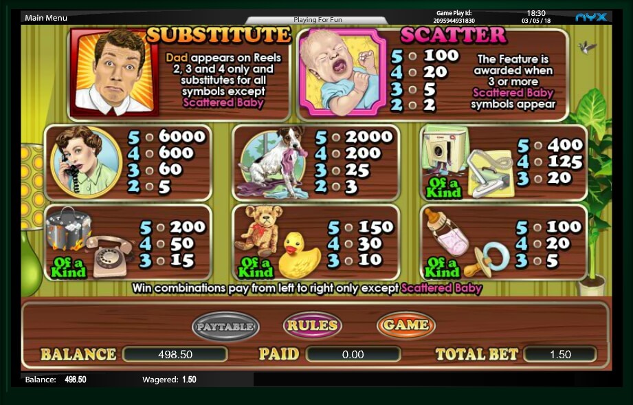 dads day in slot slot machine detail image 1