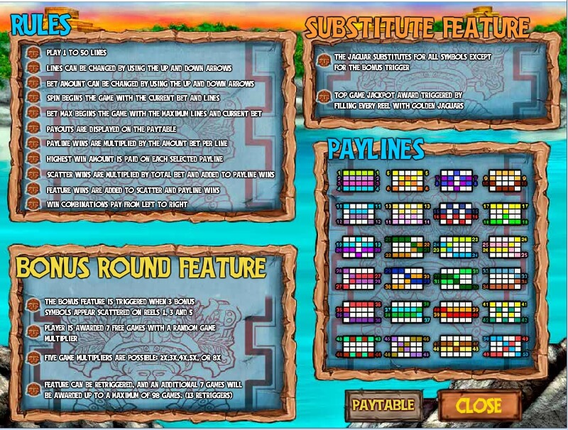 golden jaguar slot slot machine detail image 1