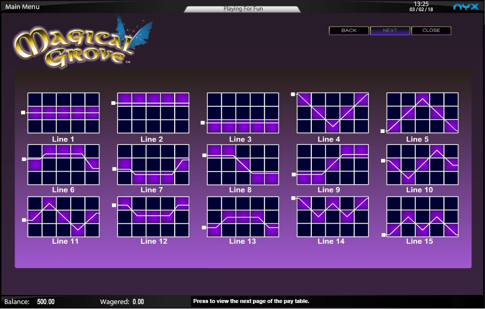 magical grove slot machine detail image 1