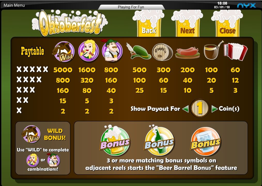 oktoberfest slot slot machine detail image 0