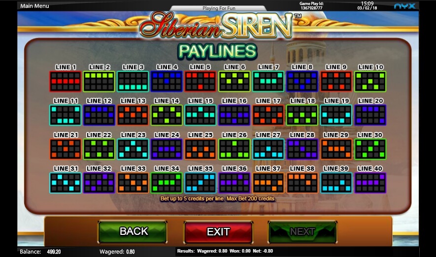 siberian siren slot slot machine detail image 0