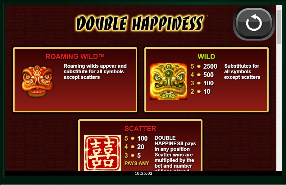 double happiness slot machine detail image 0