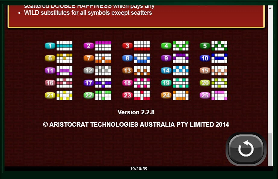 double happiness slot machine detail image 1