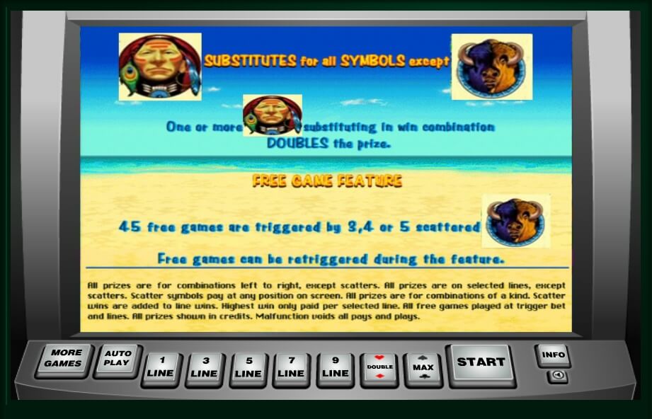 indian dreaming slot machine detail image 1