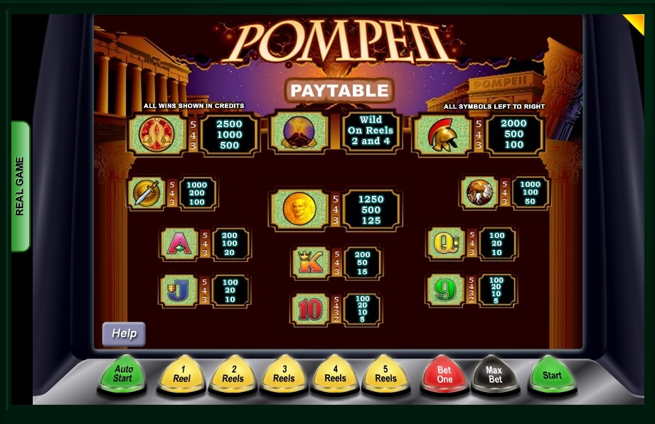 pompeii slot machine detail image 0