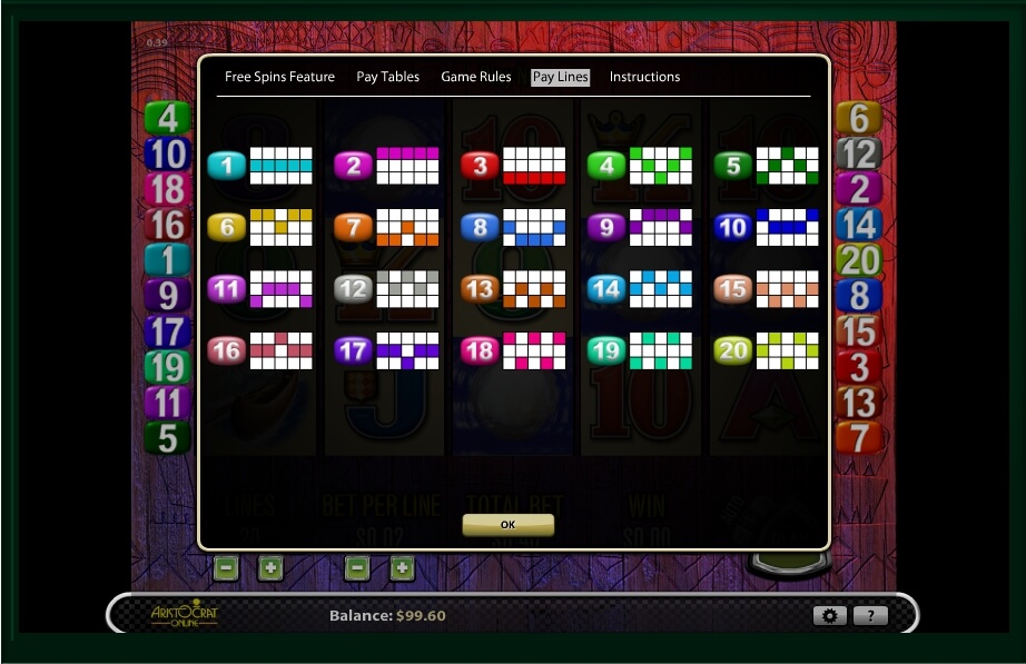 tiki torch slot machine detail image 2