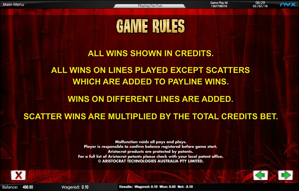 wild panda slot slot machine detail image 1