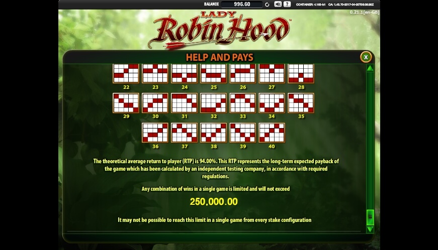 lady robin hood slot slot machine detail image 0
