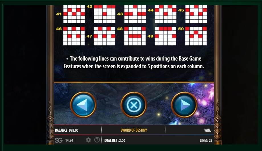 sword of the destiny slot machine detail image 8