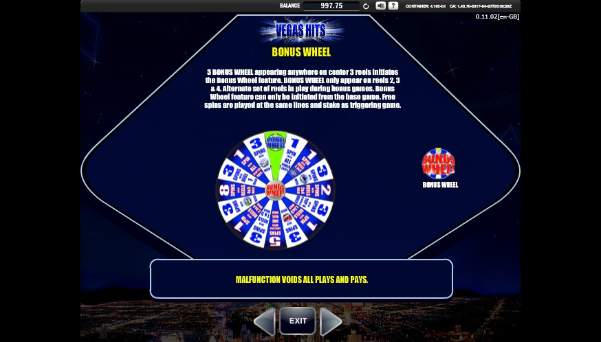 vegas hits slot slot machine detail image 7