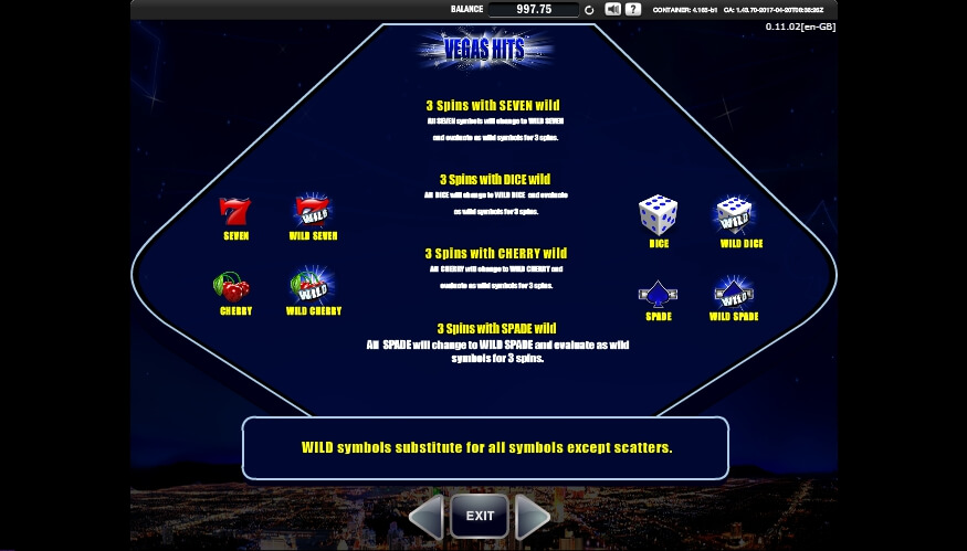 vegas hits slot slot machine detail image 6