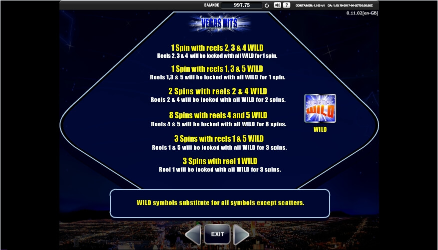 vegas hits slot slot machine detail image 4