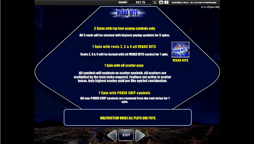 vegas hits slot slot machine detail image 5