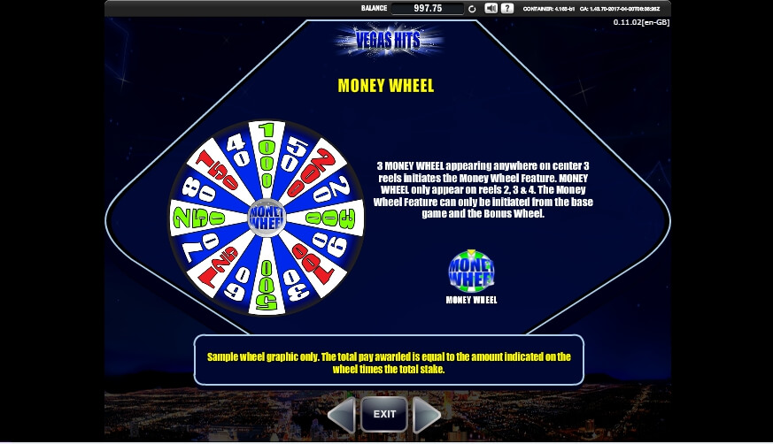 vegas hits slot slot machine detail image 1