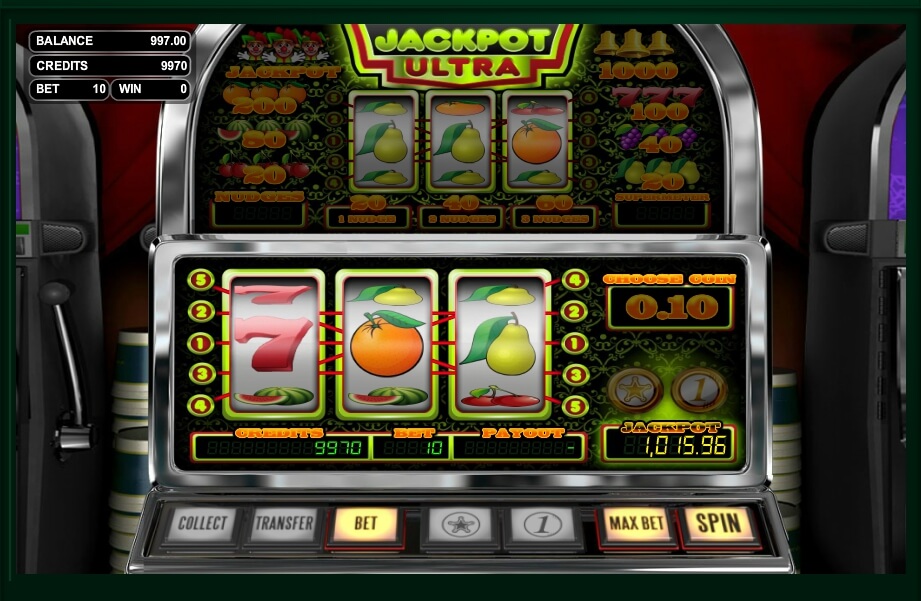 Jackpot Ultra スロット マシン ᗎ オンライン で プレイして BetSoft カジノ