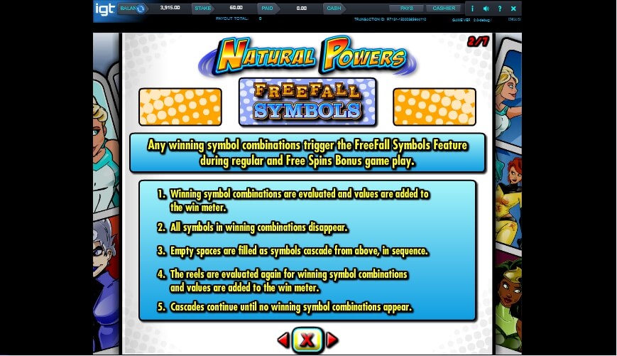 natural powers slot slot machine detail image 6