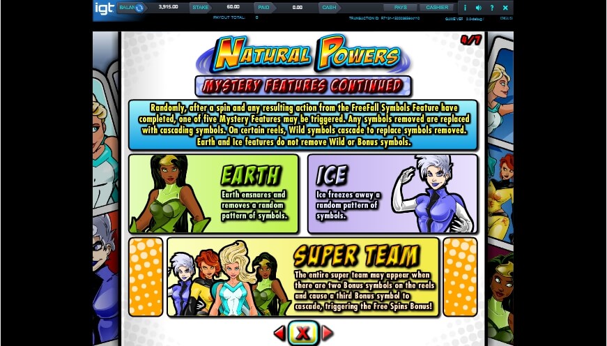 natural powers slot slot machine detail image 0