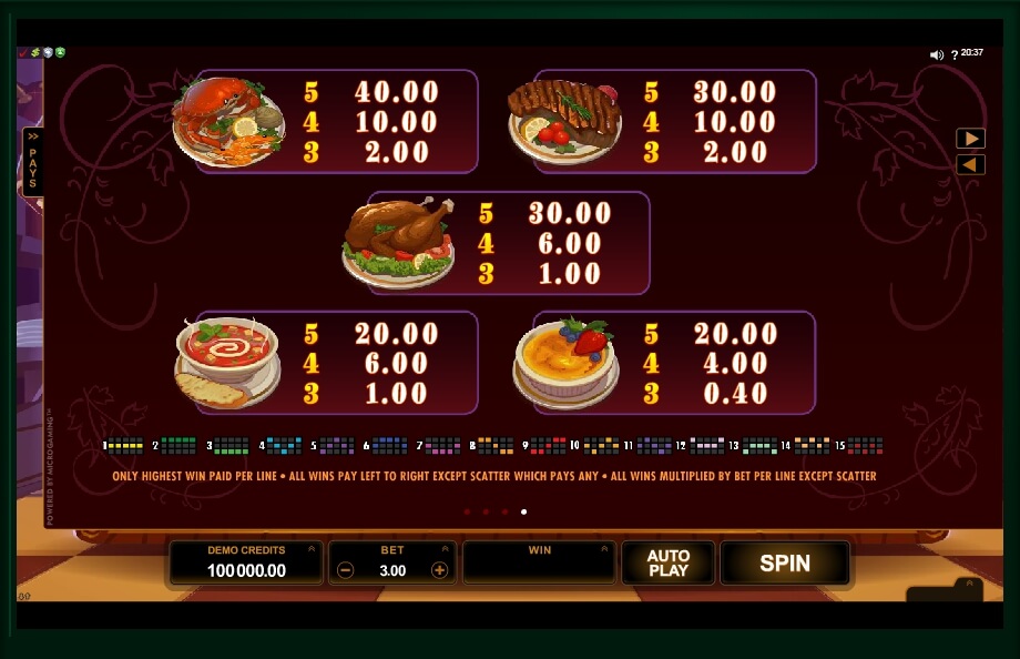 big chef slot slot machine detail image 3