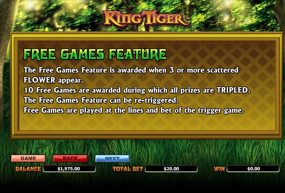 king tiger slot slot machine detail image 3
