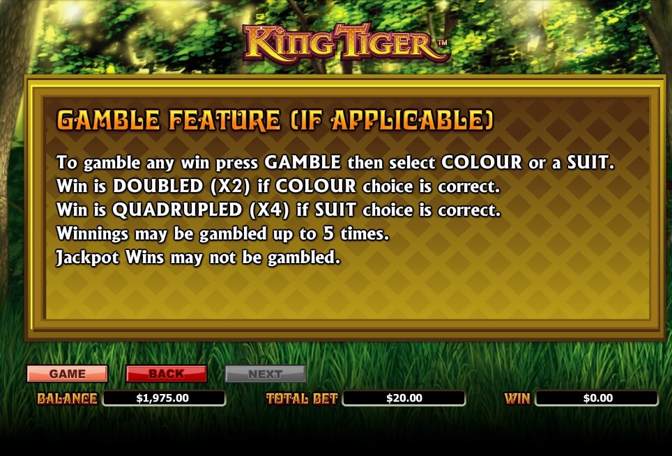 king tiger slot slot machine detail image 2
