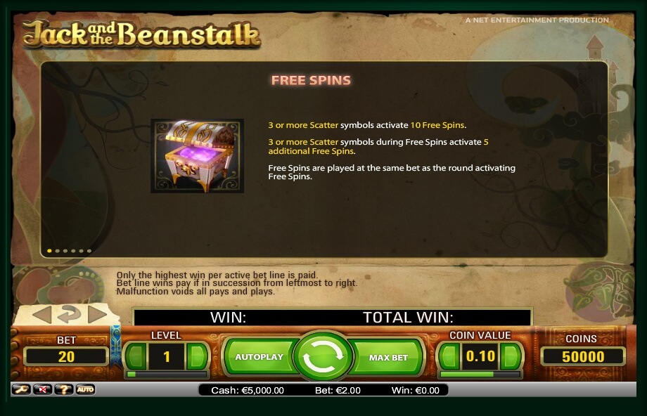 jack and the beanstalk slot slot machine detail image 5