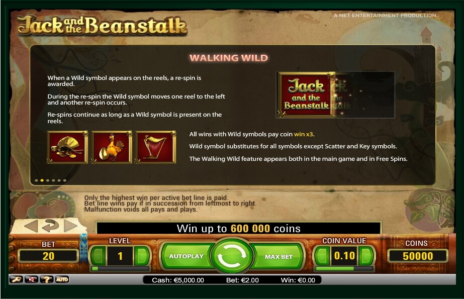 jack and the beanstalk slot slot machine detail image 2
