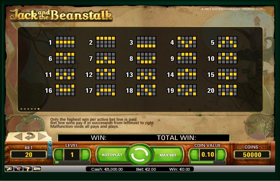 jack and the beanstalk slot slot machine detail image 4