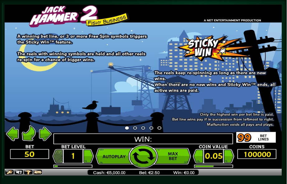 jack hammer 2 slot machine detail image 4