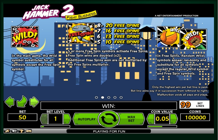 jack hammer 2 slot machine detail image 1
