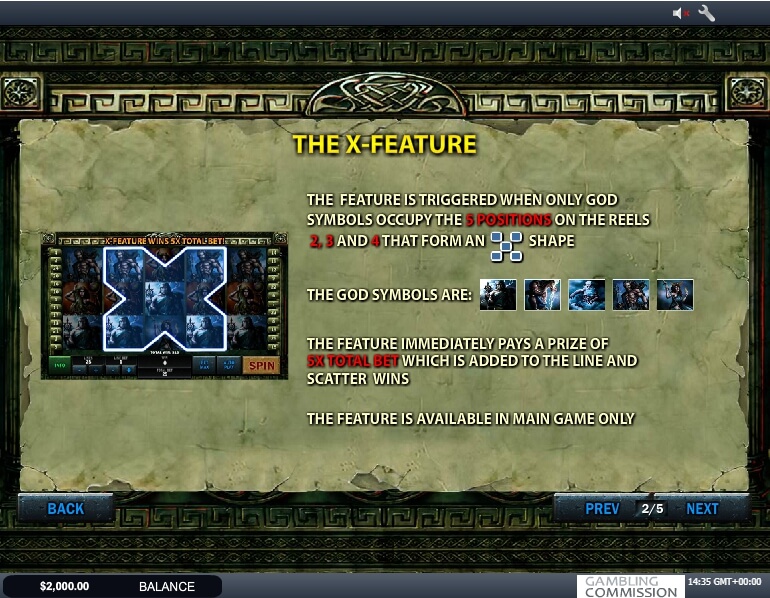 battle of the gods slot slot machine detail image 3