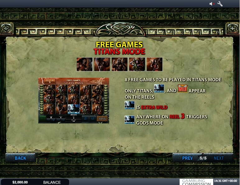 battle of the gods slot slot machine detail image 4