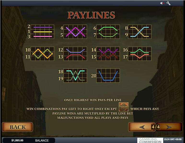 sherlock mystery slot machine detail image 1