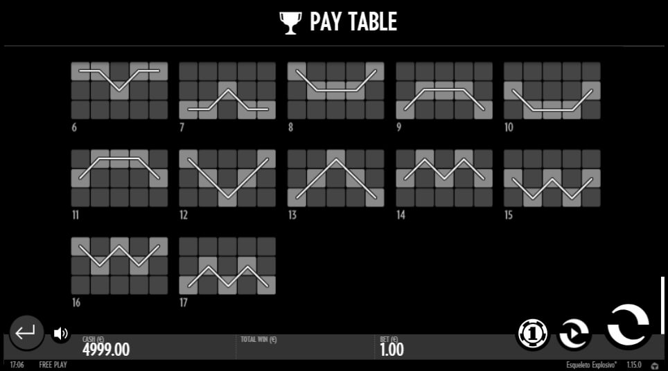 esqueleto explosivo slot slot machine detail image 4