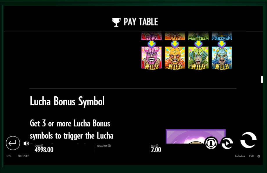 luchadora slot slot machine detail image 12