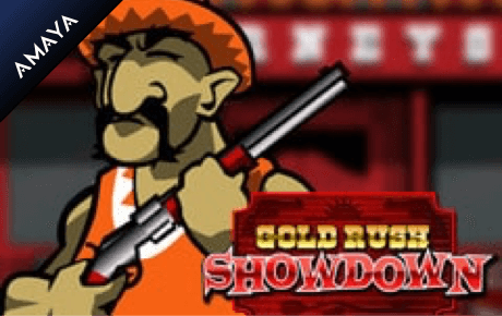 gold-rush-showdown-amaya-chartwell-slot-game-logo gold rush showdown slot machine online